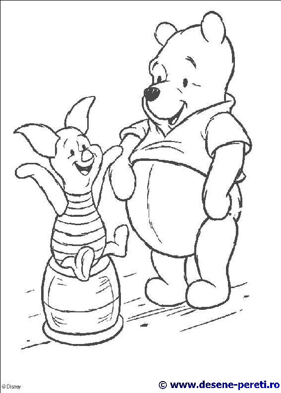 Winnie the Pooh desene de colorat